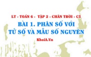 Cách biểu diễn số nguyên dưới dạng phân số, hai phân số bằng nhau? Toán 6 bài 1 Chân trời Tập 2 c5